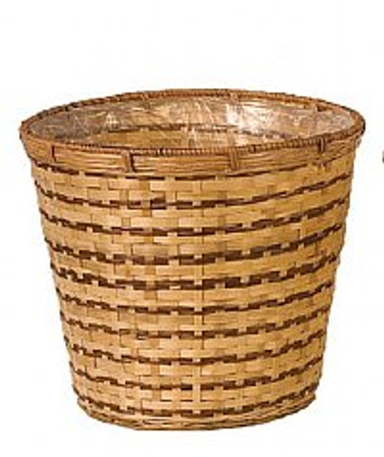 Pot Cover 12" Nat Bamboo each 
