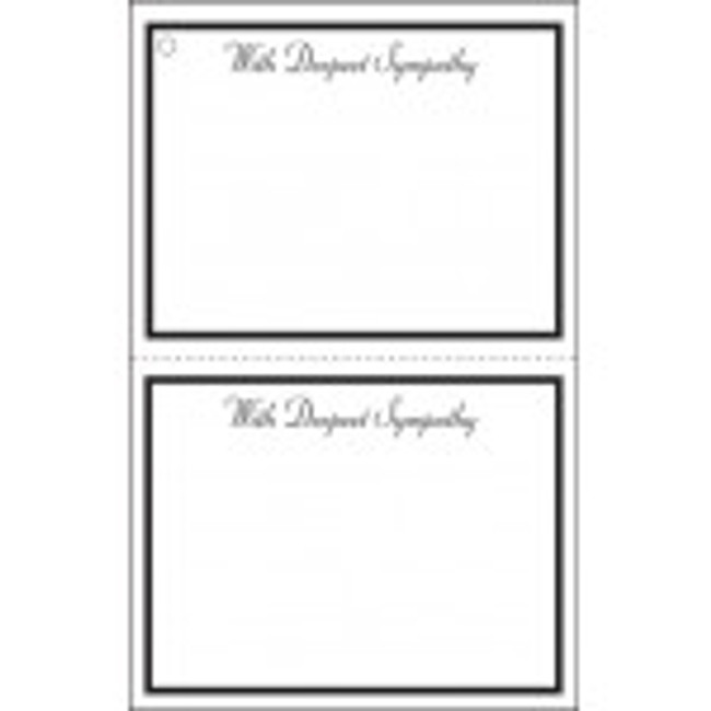 CARDS W.deep Sym DUPL wh/blk