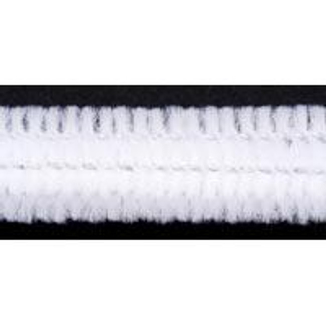 CHENILLE STEM white 100/pk