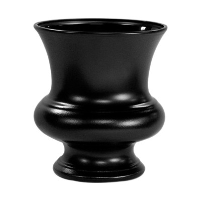 Designer Urn Black 9 1/2" 6cs