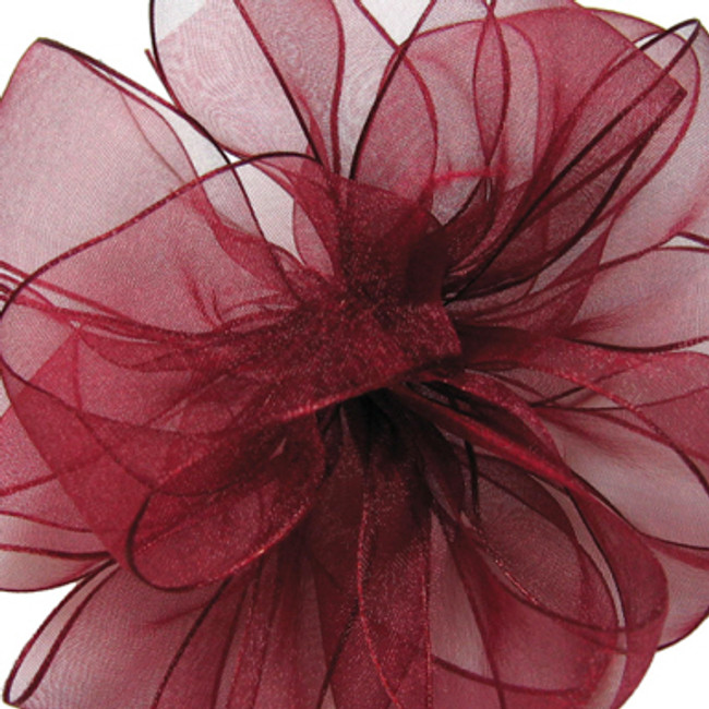 CHIF #3 CHIFFON burgandy 25 yrds.