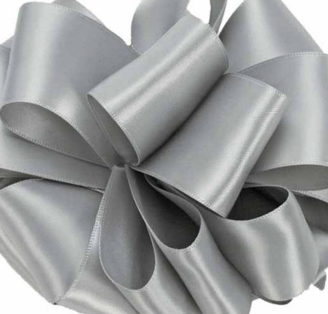 #3 DBL FACED SILVER 25 YDS