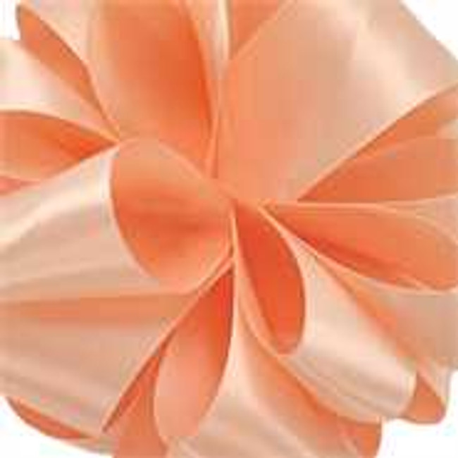 #9 DBL FACED petal peach 50 YD
