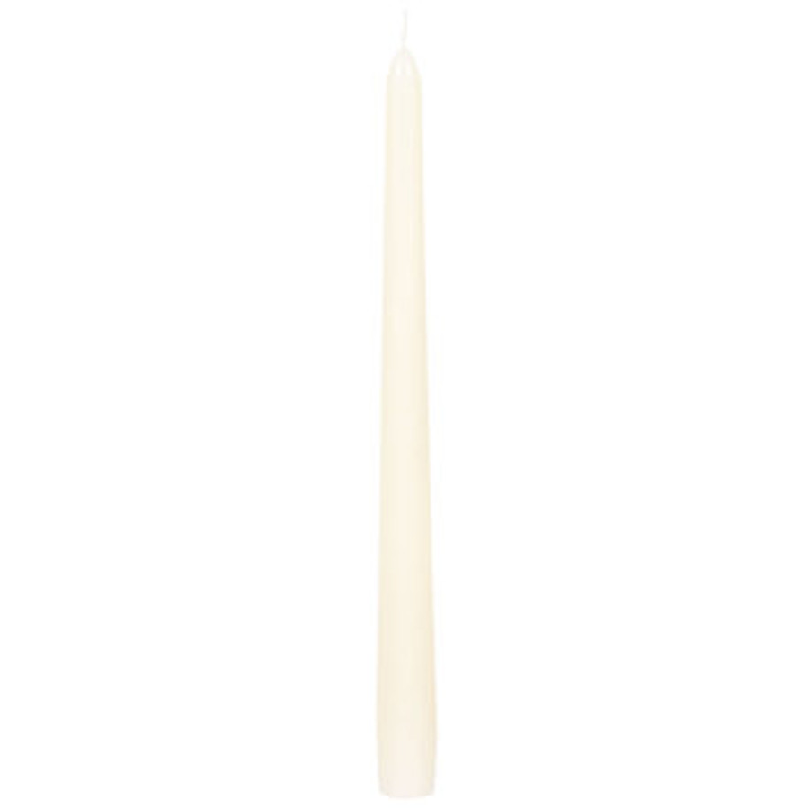 Candle Taper10" Ivory 12bx