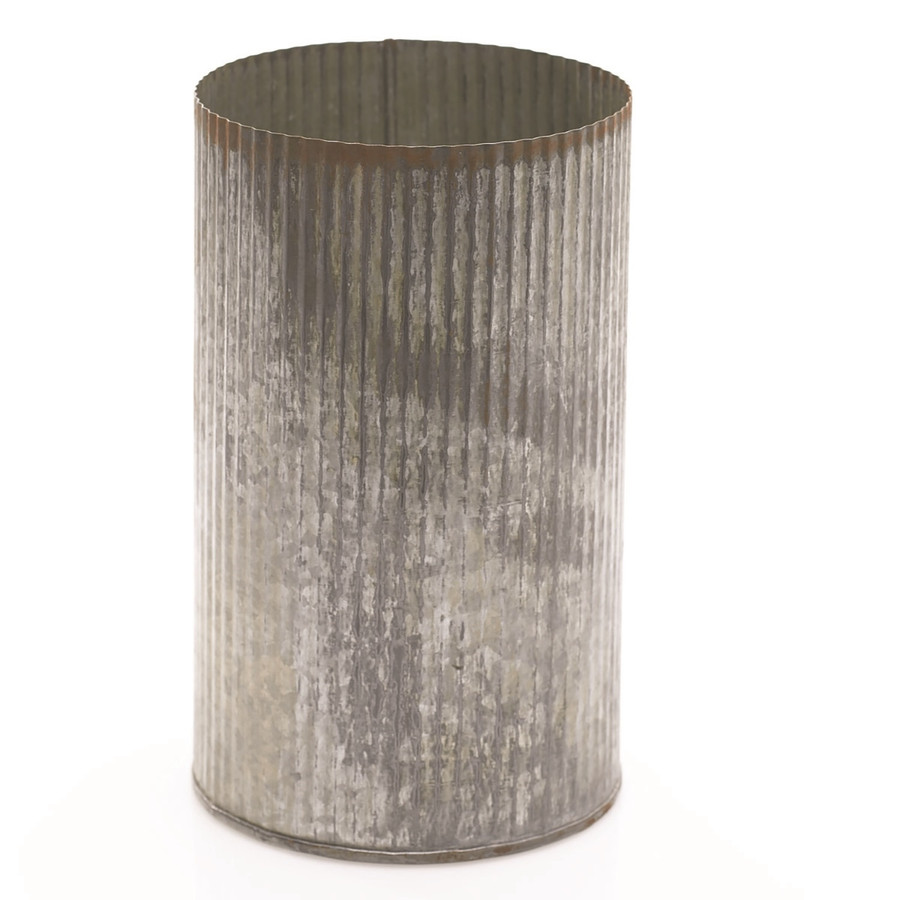 Norah Vase 4.5"x7.5" zinc each 