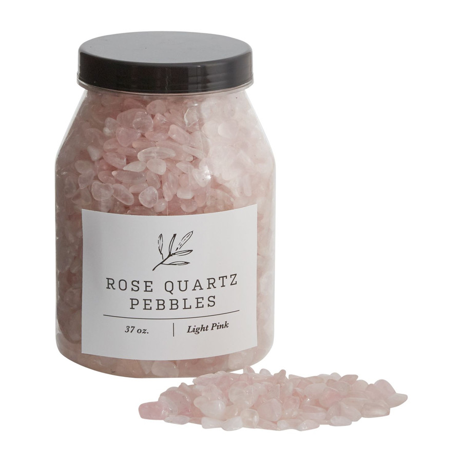 Rose Quartz Pebbles 37oz