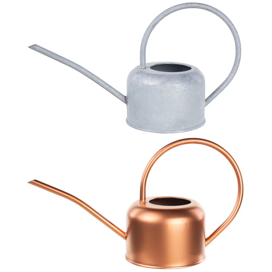 Loop watering cans matte metal