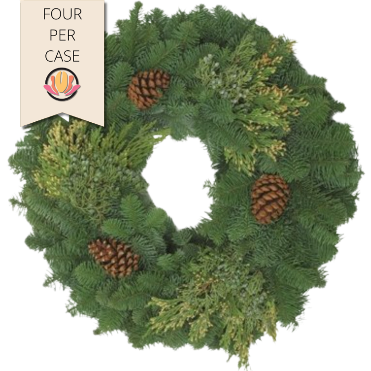 1020 Wreath Mixed 24" Ring (x 4 pack)