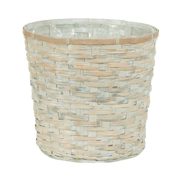 Bskt Pot Cover 12"x11" WW