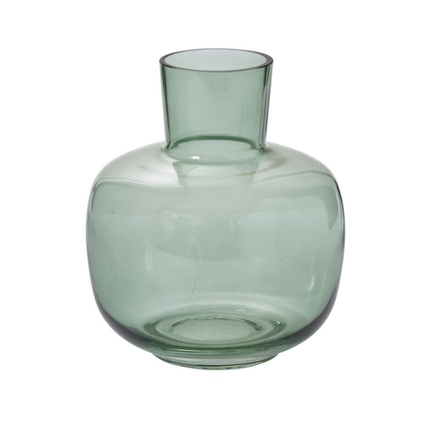 Hana Vase 6"x7.25" Green