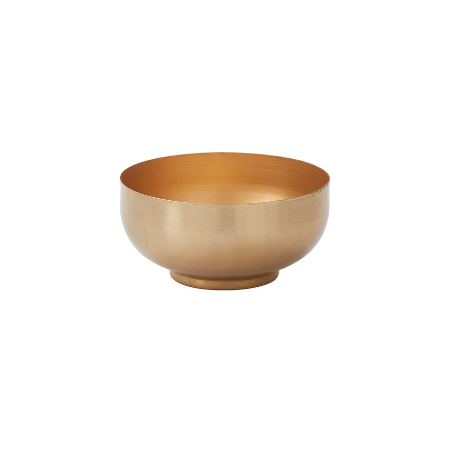 Roz Bowl 6.75"x3.25"gold