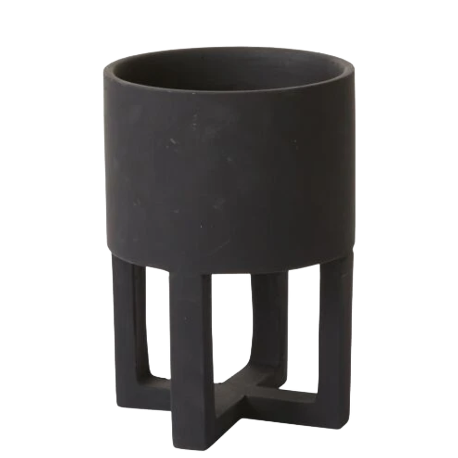 Santurce Footed Pot 5.25"x8.25