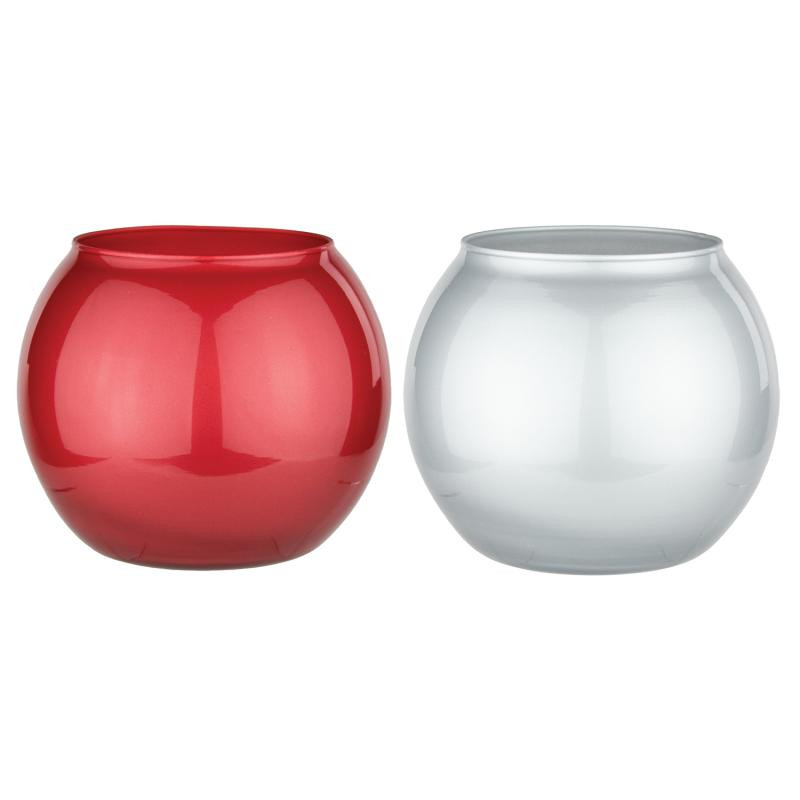 ROSE BOWL 6" Peppermint Asst 1