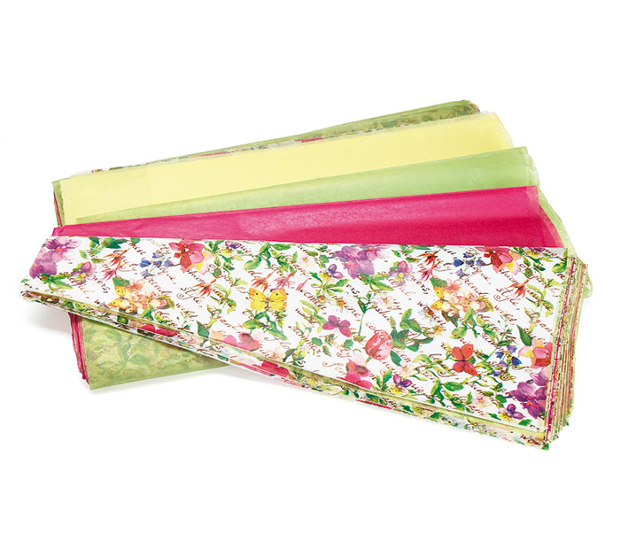 TISSUE Jardin asst 18"x24" 200