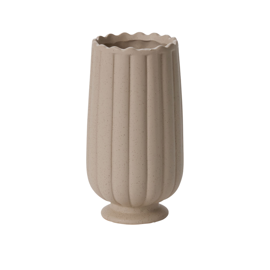 Andeno Vase 4.25"x7.75" off-wh