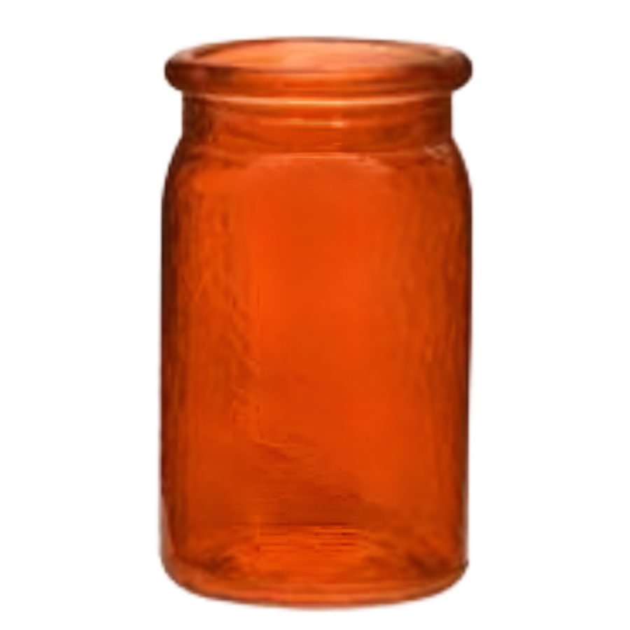 Hammered Jar 6 1/2" russet ora