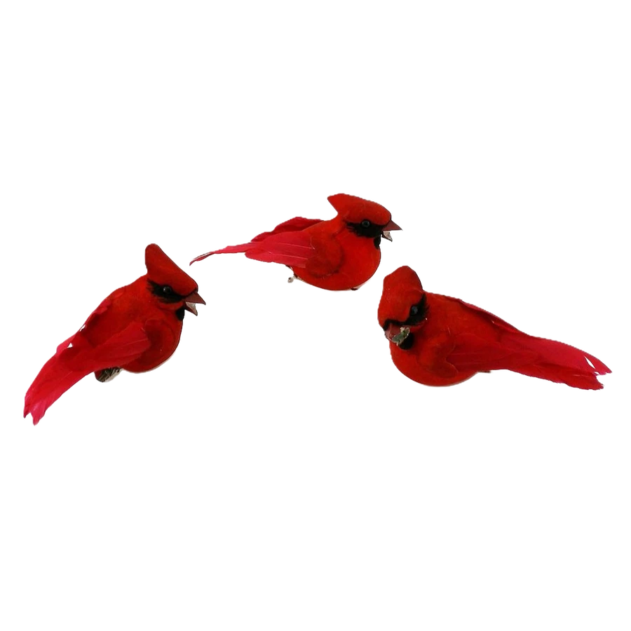 CARDINAL 3.75" mushroom/feathe