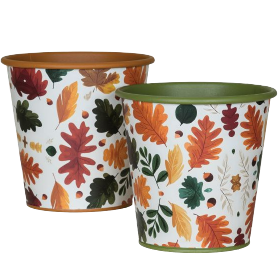 MET RND 4.75" autumn leaves (2