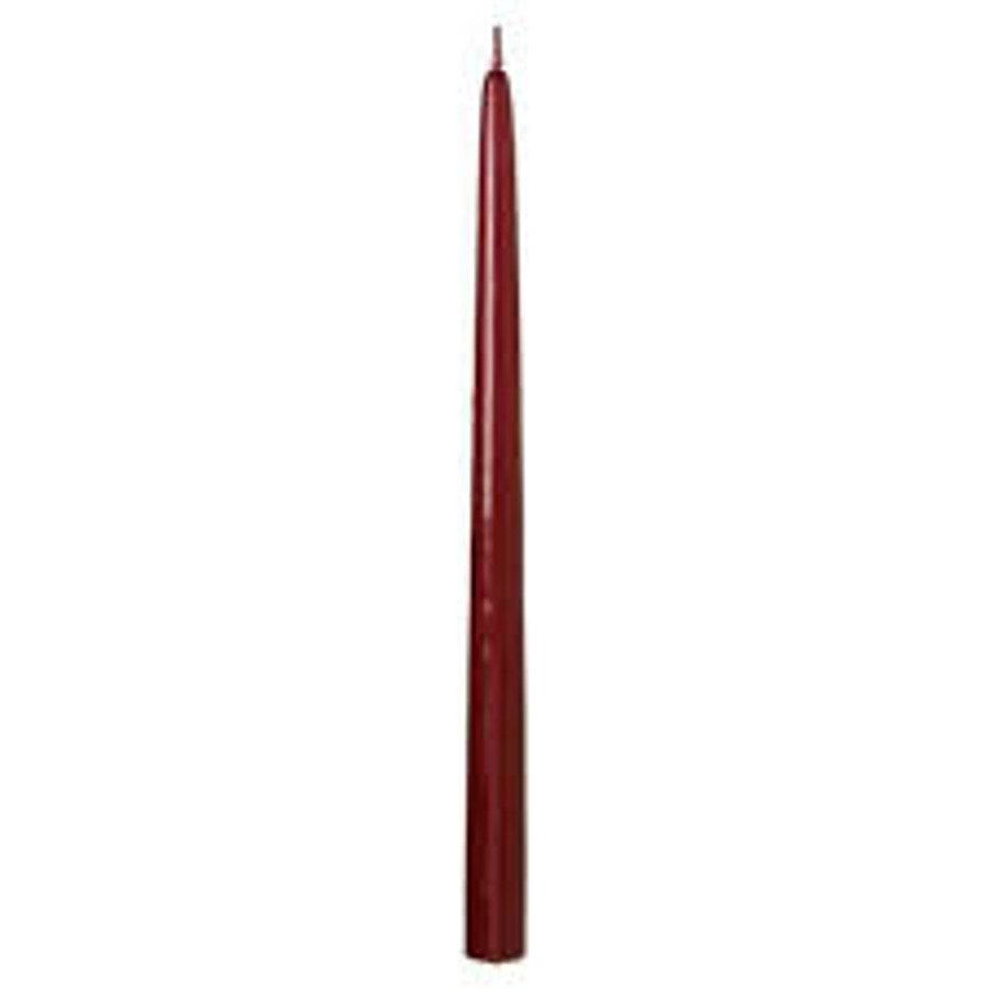 Candle Taper 18" Burgundy 12bx