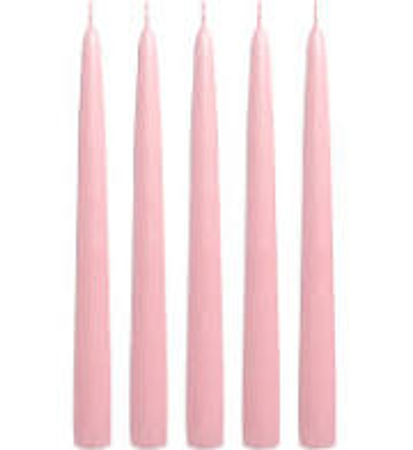 Candle Taper 12" Pink 12bx