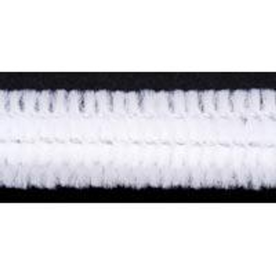 CHENILLE STEM white 100/pk