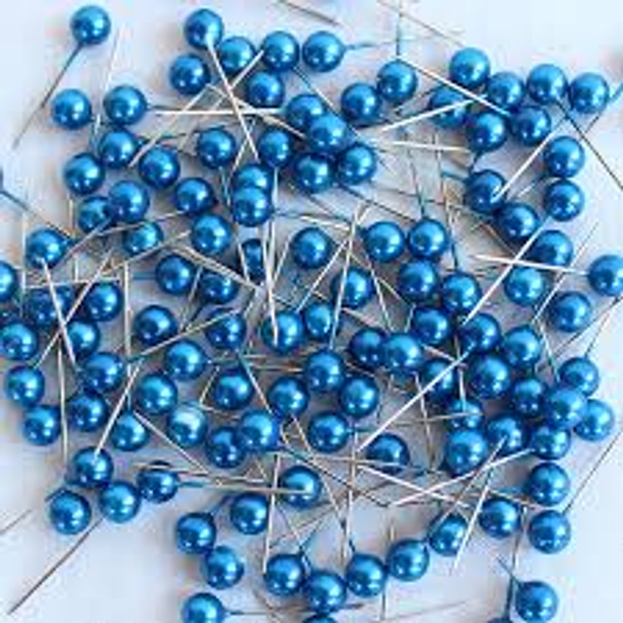 PIXIE PINS BLUE 100 PCS