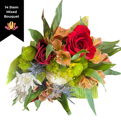 Bouquet Mixed (x14 stems) golden SWFlorist
