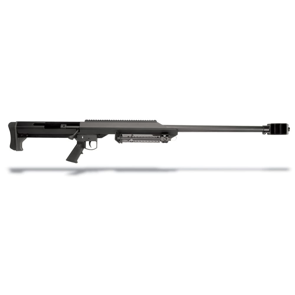 Barrett Model 99 50BMG Black Anodized 32" Heavy Bbl 1:15" Rifle w/ Bipod and Pelican Hard Carrying Case 13307