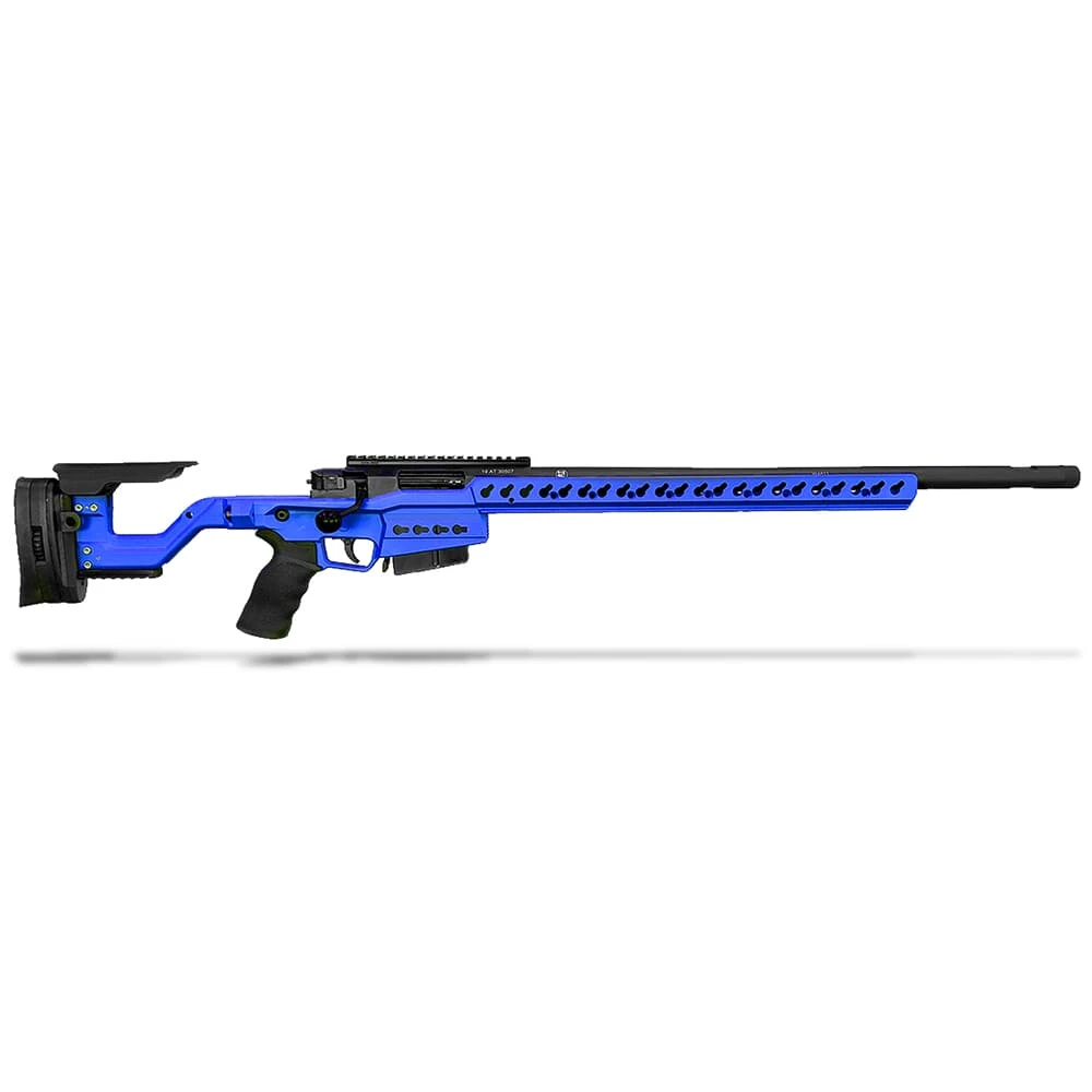 Accuracy International AT-X 6.5 CM, Blue 24" 1:8 RH Bolt Action Rifle w/ Blue Fixed Stock AT-X-6.5CR-BLUE-24-F