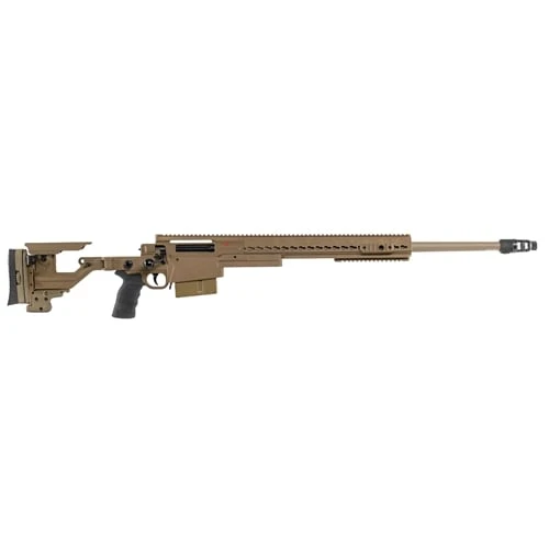 Accuracy International AXMC MKIII 300NM 26" 1:8.5 RH Bolt Action Rifle w/ Folding FDE Stock AXMCIII-300NM-FDE-TAC