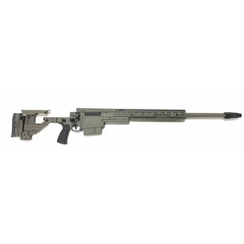Accuracy International AXMC MKIII 338LM 27" 1:9 RH Bolt Action Rifle w/ Synthetic Folding Stock AXMCIII-338LM-ES-TAC