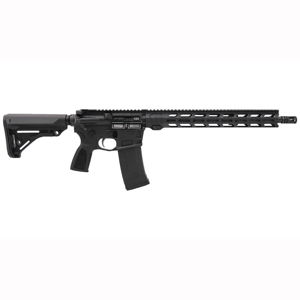 Desert Tech Quattro 15 Rifle 556NATO 16" 49rd Black with QMAG-49 QTR-RF-A1653-B