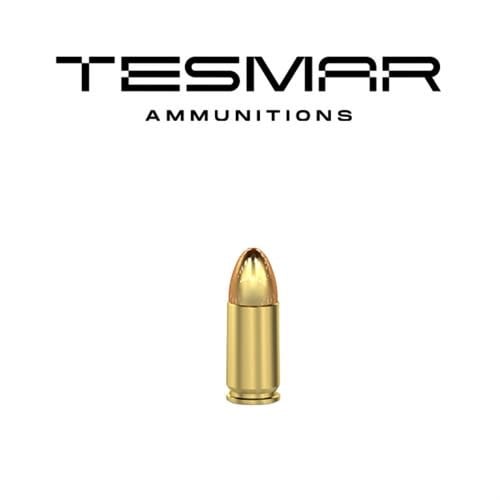 Tesmar Ammunition 9mmP 115gr FMJ Ammunition, Case Of 3,000 Rounds Tesmar 9mmP