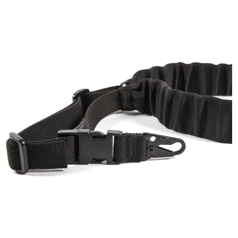 Blue Force Gear UDC Padded Bungee One Point Sling with Sling Snap Hook Adapter Black UDC-200-BG-HK-BK