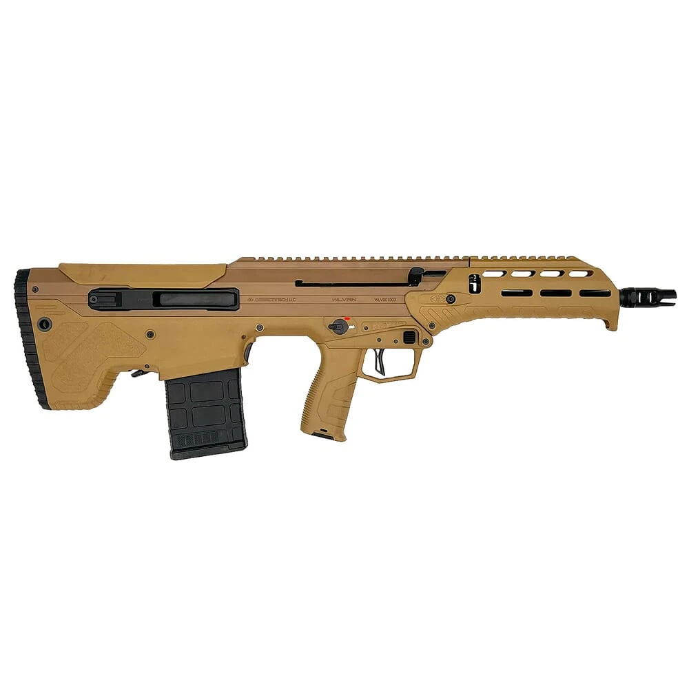 Desert Tech WLVRN Rifle, 7.62NATO 16" 20Rd FDE WLV-RF-A1620-F
