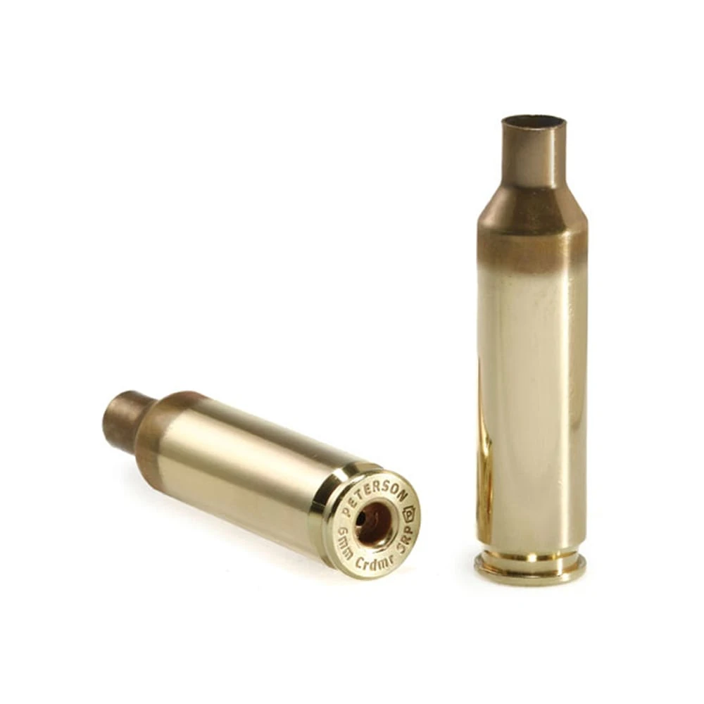 Peterson Brass Brass Rifle Casing 6mm Creedmoor SRP Box of 50 40050-R