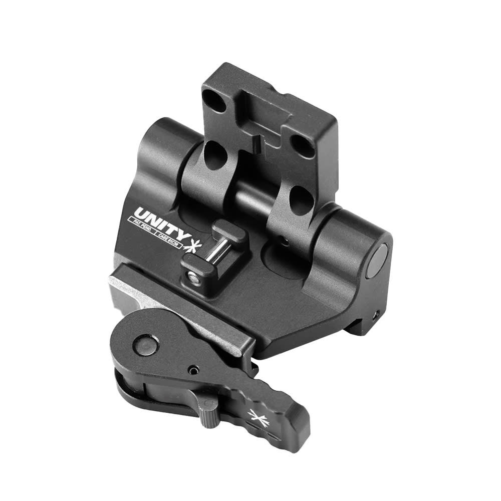 Unity Tactical Combat Thermal Mount for VooDoo-S, 1.54" Centerline, QD Lever, Allows Flip-to-Side, Black OM-TMVB