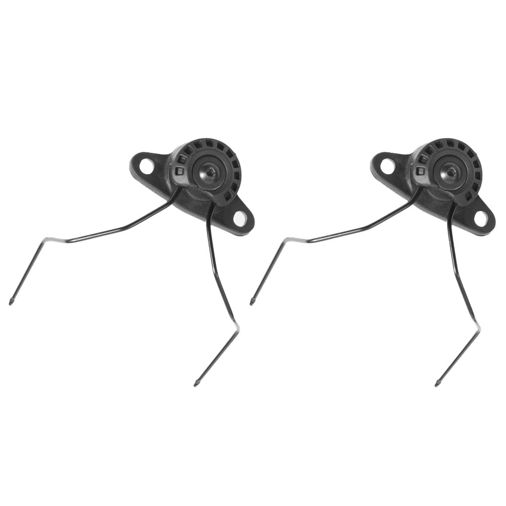 Unity Tactical Modular Attach Rail Kit for 3M Peltor, Busch PROtective, Black HLM-BP-M2B