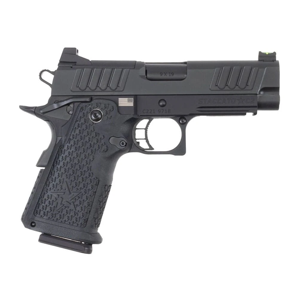 Staccato C2 DLC/DLC 9x19mm 3.9" Bbl 16+1 Cap Pistol 10-1101-000102