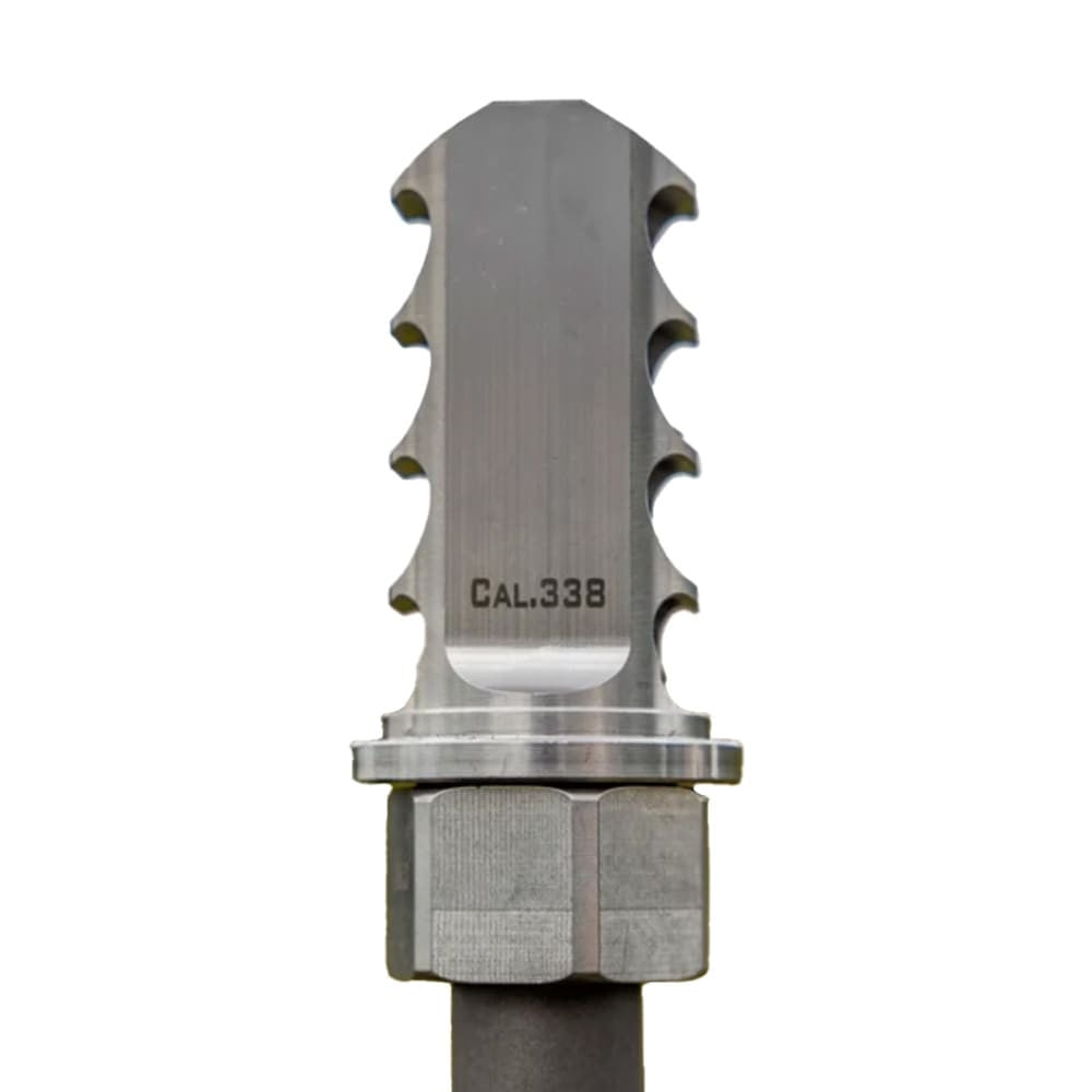 Vanward Pro-Brake .338 Muzzle Brake w/ Jam Nut PB338