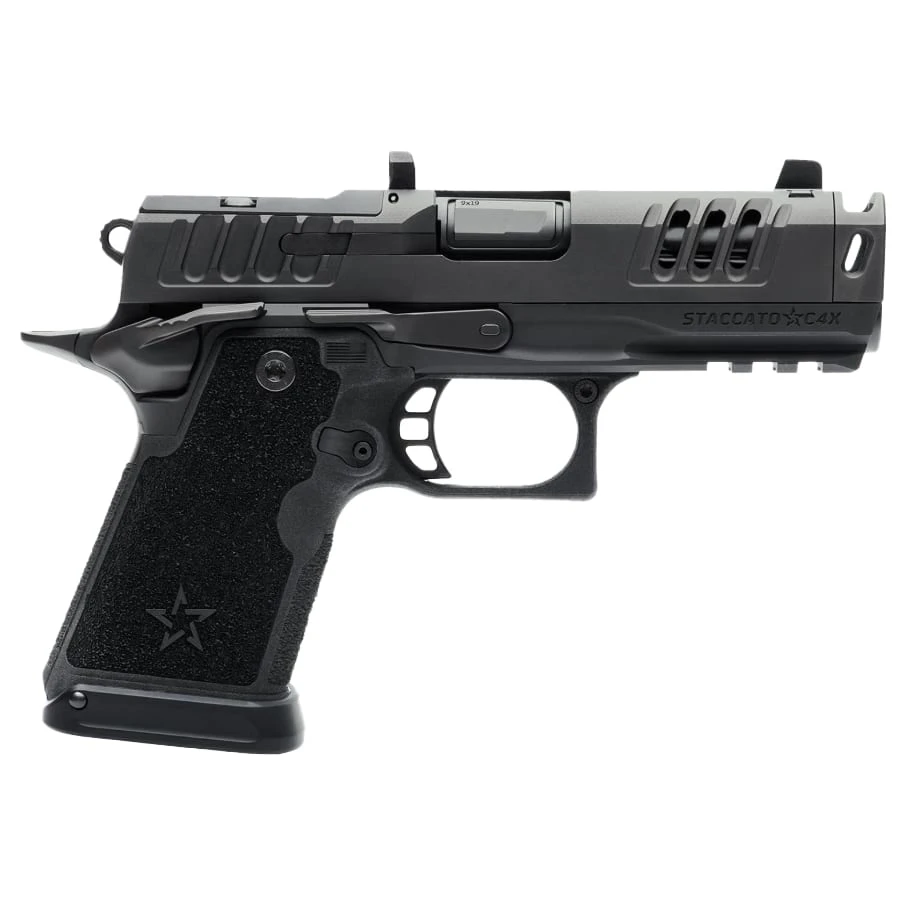 Staccato C4X Premium Package 9x19mm 4" Bbl 15+1 Cap Pistol STAC4X