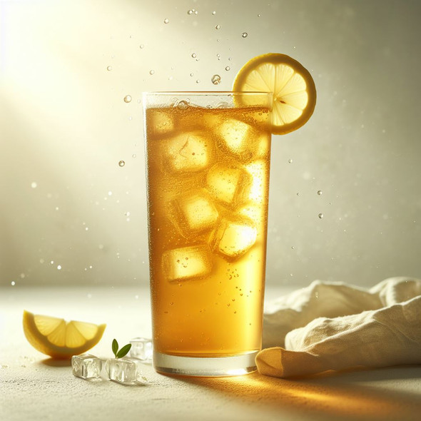 Image of Lemon Myrtle iced herbal tea.