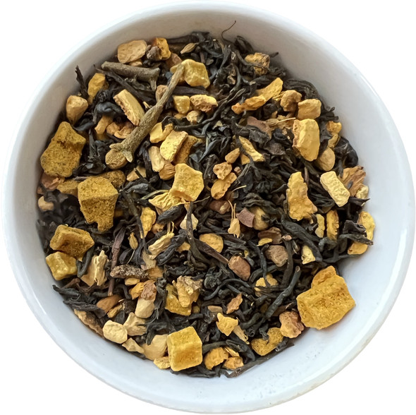 Image of Shakra Chai - turmeric infused chai tea leaves.
