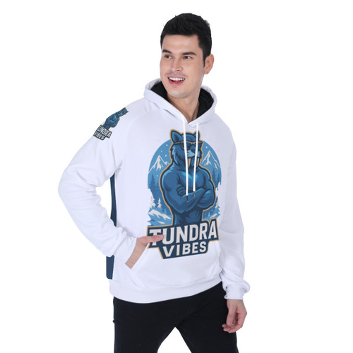 All-Over Print Men's Heavy Fleece Raglan Hoodie