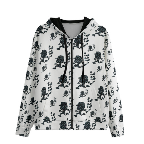 Blue Boi Unisex 310GSM Cotton Pullover Hoodie with Zipper Closure - Eco-Friendly Warmth & Side Pockets