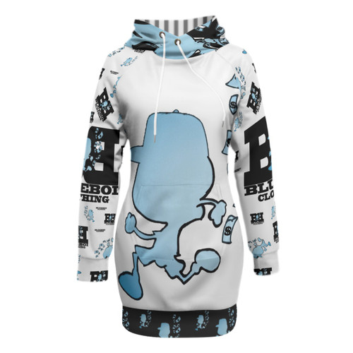 Women's Pullover Hoodie With Raglan Sleeve