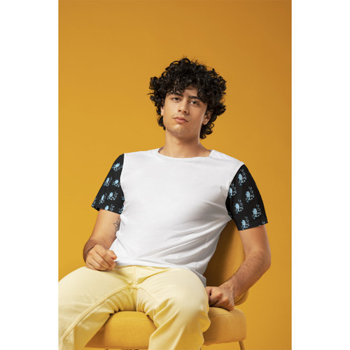 Blue Boi Clothing Men's Classic Round Neck Loose Fit T-Shirt for Daily Wear