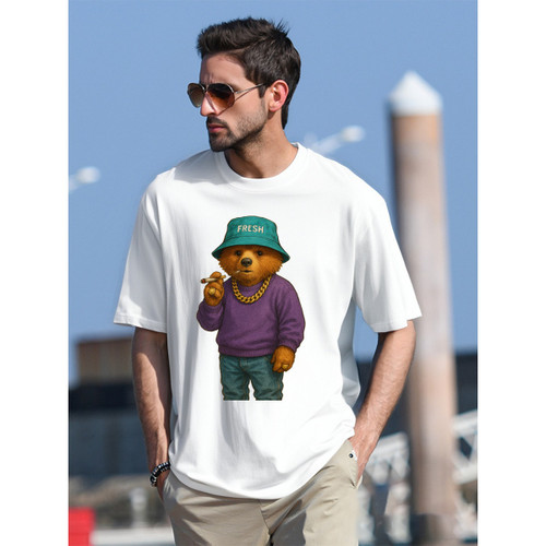 Men's T-Shirt  For The USA|180GSM Front & Back DTG