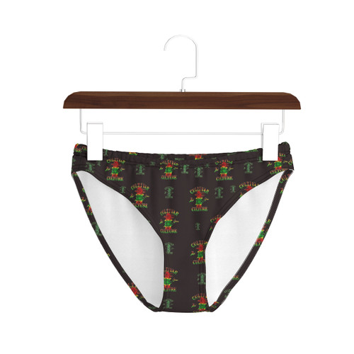 Cultivar Culture Women's Rasta & Green Soft Stretchy Brief Underwear with Moisture-Wicking Fabric