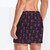 Cultivar Culture dark pink logo Men's Short Boxer Briefs - 115GSM Cotton Poplin, Comfort Fit with Elastic Waistband